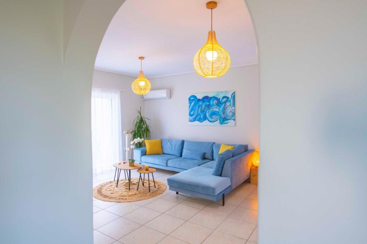 Kima: Relaxing Beach Home Next To Sparkling Waters Néa Mákri 外观 照片